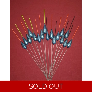 'MATCH RANGE' CLEARANCE x 17 Pole Floats (SRG027)